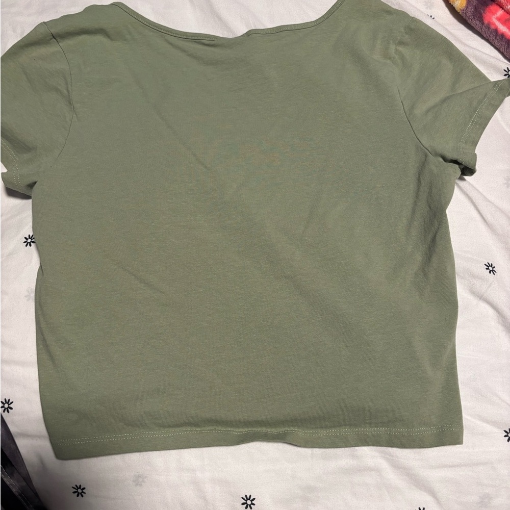 Olive Green Women's Top